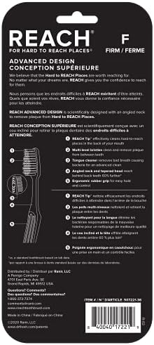 Reach Advanced Design Toothbrush, Firm Bristles, 7 Count Value Pack