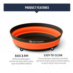 Sea to Summit Frontier Ultralight Collapsible Bowl, Medium (23 fl oz), Aqua Sea Blue