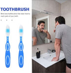 Beaupretty 6 Pack Mini Travel Toothbrush Set with Short Handle Soft Bristles Portable Toothbrushes for Oral Care on the Go Compact Design