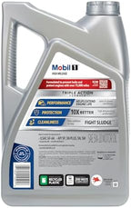 Mobil 1 High Mileage Full Synthetic Motor Oil 5W-20, 5 Quart