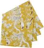 Caspari Scenic Songbirds Gold & Ivory Cocktail Napkins - 20 Per Package