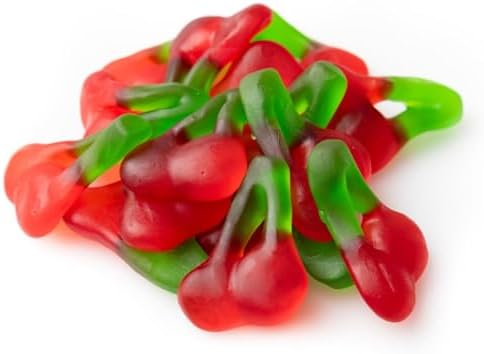 Happy Cherries Gummy Candy 2 Pound Bulk Bag - Chewy Cherry Flavored Gummi Candy for Candy Buffets, Party Treats & Snacks