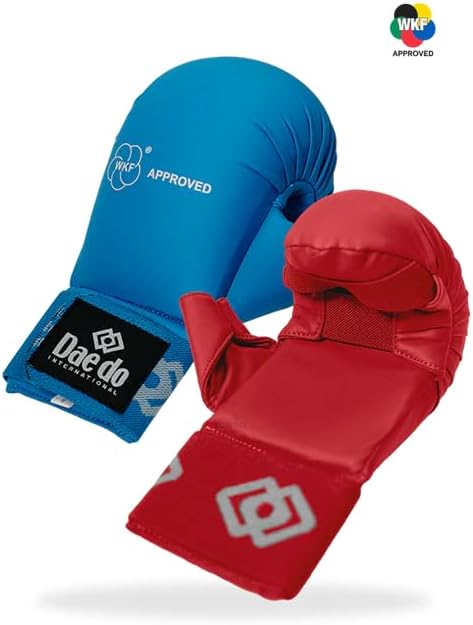Daedo Karate Gloves WKF Approved – Sparring Gloves for Men and Women – Padded Martial Arts Mitts for Competition & Training