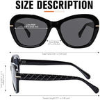 FONHCOO Progressive Multifocal Sunglasses for Women, Stylish Reader Sun Glasses Outdoor Reading Sunglasses UV400 Protection