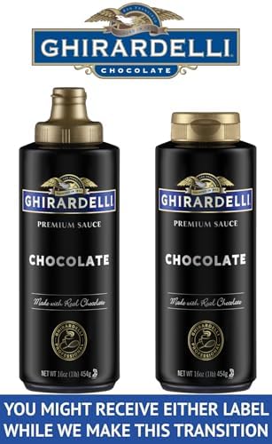 Ghirardelli Chocolate and Caramel Sauces 16 oz Squeeze Bottles