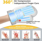 2026 NEW Hand Massager with Heat and Compression, Hand Massager with 3 Temps (108°F ~ 121℉), 5 Strengths, 3 Massages for Arthritis, Wrist & Carpal Tunnel Relief, Hand Massage, Gift for Women/Men