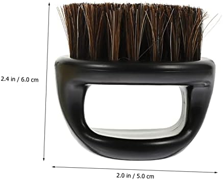 2Pcs Beard Grooming Brush Handheld Hair Cleaning Brush for Men for Neck and Face Hair Removal Durable and Easy to Use