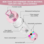 PROCHAIN Electric Protein Shaker Bottle, Protein Shakes Mixer, Portable Pre Workout Self Mixing Cup, Made with BPA-Free Tritan, 22oz