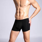 4/Pack Mens Underwear Magnetic Tourmaline U-Convex Panties Energy Field Therapy Boxer Briefs Enlargement Inner Pants (Color : 4pcs-Black, Size : 4X-Large)