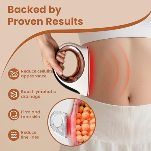 Cellulite Massager, Body Sculpting Machine Radio Frequency Device for Body Massage and Cellulite Removal, Suitable Use on Belly, Arm, Waist, Leg