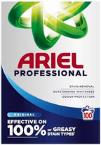 Ariel Professional Washing Powder Detergent 5.5kg Bulk Pack Intense Deep Clean Brilliant White Clothes Fresh Scent Laundry Powder for All Washing Machines Front and Top Loaders Commercial Use