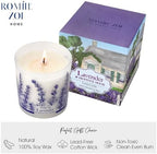 ROMIIE ZOI Scented Candle - Lavender & Rosemary- 6oz Aromatherapy Soy Wax Jar Candle for Home, Gifts for Women - 170g