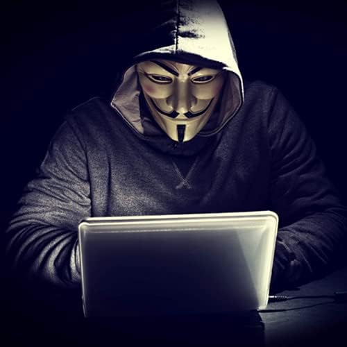V for Vendetta Mask for Anonymous Cosplay Mask Hacker Halloween Party Costume