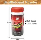 Shuffleboard Sand Wax High/Medium Speed Shuffleboard Powder Set, Shuffleboard Sand with Mini Brush Set