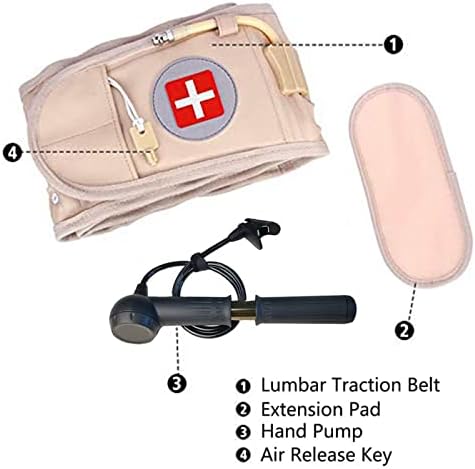 Back Decompression Belt Lumbar Support Relief Back Pain - Lower Back Traction Device Fixing Belt Lumbar Disc Traction Belt