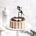 Lady Girl Cake Toppers Acrylic Black High Heels Personalised Cake Decorations for Birthday Bridal Engaged Wedding Party Dessert Baking Cake Decorations （Wine glass girl）