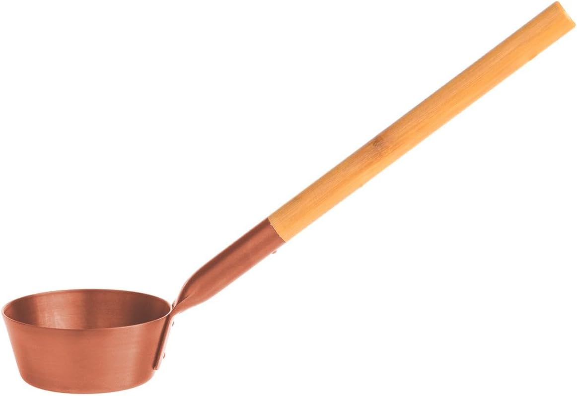 Copper Aluminum & Bamboo Sauna Ladle