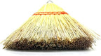 Handmade 12 Inch Mini Corn Broom Whisk Made of Natural Corn Broom Straw with a Solid Metal Hang Design for Indoor & Outdoor Use Car Porch Debris Halloween Dust Dirt Driveways Sidewalks