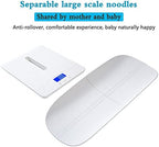 Baby Scale,Multi-Function Toddler Scale,Infant Scale with Hold Function,Measure Toddler/Adult/Puppy/Cat/Weight(Max:100KG) and Height(Max:60CM) Blue Backlight(Unit：KG/LB/OZ).
