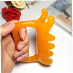Beaupretty 2pcs Fascia Massage Tool Scraping Massage Comb Trumpet Household Comb The Face Neck Back Shoulder Massagers Shoulder Back Resin Massager Body Massage Tool Guasha Facial Tool
