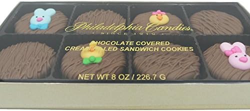 Philadelphia Candies Milk Chocolate Covered OREO Cookies, Easter Faces Assortment Net Wt 8 oz