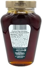 Attiki Dark Brown Greek Honey with Wild Flora and Thyme, Perfect for Baking, Cooking, Lemonade and Tea, 16 oz (453 grams), Glass Jar