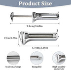 2 PCS Compact Titanium Multitool, Portable Mini Multitool Wrench, Multifunctional Bottle Opener Tool with Mini Adjustable Wrench, Nail Puller and Keychain Design, For Travel Hiking Camping