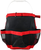 MELOTOUGH Bucket Car Wash Tool Organizer for Garden Tools Fit 3.5 to 5 Gallon Bucket (Red)