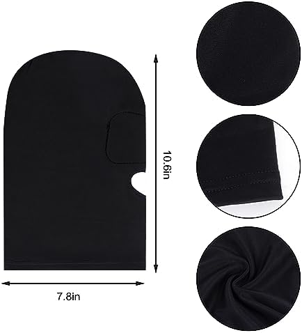 Zentai Hood Mask Full Cover Spandex Open Eye & Mouth Elastic Breathable Mask for Halloween Cosplay Costume Unisex