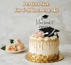 Mastered It Graduation Cake Topper Class of 2026, Congrats Grad Toppers Acrylic Graduation Cake Decorations and Centerpieces, High School College University Grad Party Decor Supplies