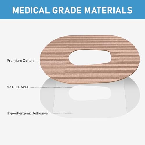 ANGTICS Dexcom G6 Adhesive Patches Waterproof, 30 Pack Beige Overpatch for Dexcom G6, Premium Transparent G6 Overlay Patches, Hypoallergenic & Skin-Friendly, Lasting 10 Days, Sensor is NOT Included