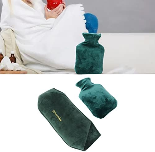 1000ml Hot Water Bottle, Hot Cold Therapies Hot Water Bottles Hot Water Bag with Waist Cover for Neck, Back, Shoulder Waist Warm