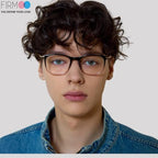 Firmoo Blue Light Glasses for Women Men, Reading Glasses 0.0x-3.0x, Ultra Light Square Frame, Premium TR90 & Metal Blend