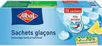 Albal - 15 Ice bags - Easy release - Easy to fill - 70% recycled resources