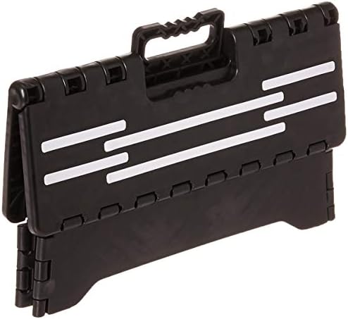 Portable Folding Step, Black, 1 Count