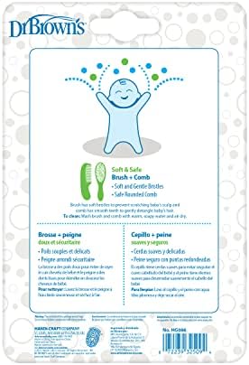 Dr. Brown's Soft and Safe Baby Brush + Comb
