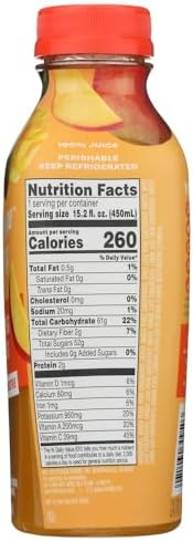 Fresh Bolthouse Farms Amazing Mango Juice Smoothies, 15.2 oz