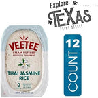 Veetee 12-Pack Thai Jasmine Rice Steam Filtered 10.6 oz Microwaveable Tray