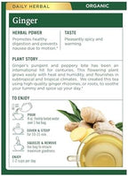 Traditional Medicinals Tea, Organic Ginger, Healthy Digestion, Pleasantly Spicy & Warming, 16 Tea Bags
