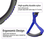Automotive Adjustable Standing Aid Safety Handle Vehicle Support Grip Handle Disability Help Car Hand Hook- 2 pcs (Blue)
