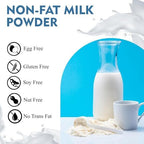 Country Cream 100% Real Instant Nonfat Powdered Milk 2.8 Lb Pantry Staple Dry Milk powder for Baking, Drinking & Coffee Substitute For Liquid Milk Rich in Protein Shelf Stable Made in USA Pack of 1