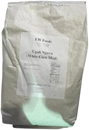 Ugali Nguvu Maize Flour, 20LB – Premium African Corn Meal for Fufu, – Smooth & Authentic East African Staple Food