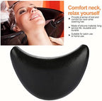 Gel Neck Support Pillow, Neck Basin Cushion, Silicone Shampoo Neck Head Rest Cushion Neck Headrest Soft Rubber Pillow for Shampoo and Neck Support Neck Wash Basin Pillow Hair Washing Sink Accessory