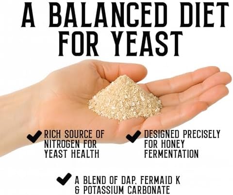 Craft A Brew - Mead Yeast Nutrient Bundle - Lalvin D47 Yeast - For Fermentation - Home Brewing Ingredients - Mead Making Supplies - Yields 10 Gallons