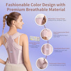 NLNYCT Posture Corrector for Women – 2-in-1 Back Brace with Shoulder Support, Adjustable Full Back Straightener for Upper & Lower Back Pain Relief, Hunchback, Scoliosis & Spine Alignment (L/XL)