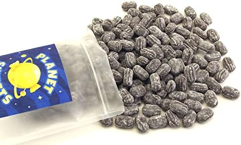 Planet Sweets Sanded Licorice Hard Candy Drops - 8 Ounce - Old Fashioned Candies - Gluten Free