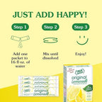 True Lemon Original Lemonade 30ct (Pack of 1) - Drink Mix - No Artificial Sweeteners, Low Calorie - Powdered Drink Mixes & Flavors - Water Flavor Packets & Water Enhancer with Stevia