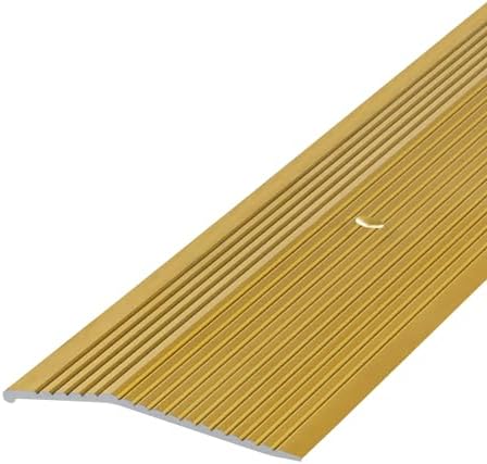 M-D Building Products 79244 2 in. X 36 in. Satin Brass Aluminum Fluted Carpet Trim w/Screw Nails