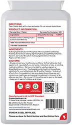 Rosehip Health+ (Pack of 2) 5000mg 120 Tablets - UK Manufactured GMP Guaranteed Quality - Suitable for Vegetarians & Vegans by Prowise Healthcare