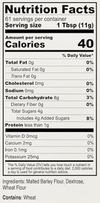 Anthony's Diastatic Dry Malt Powder, 1.5 lb, Made in the USA, Diastatic, Malted Barley Flour